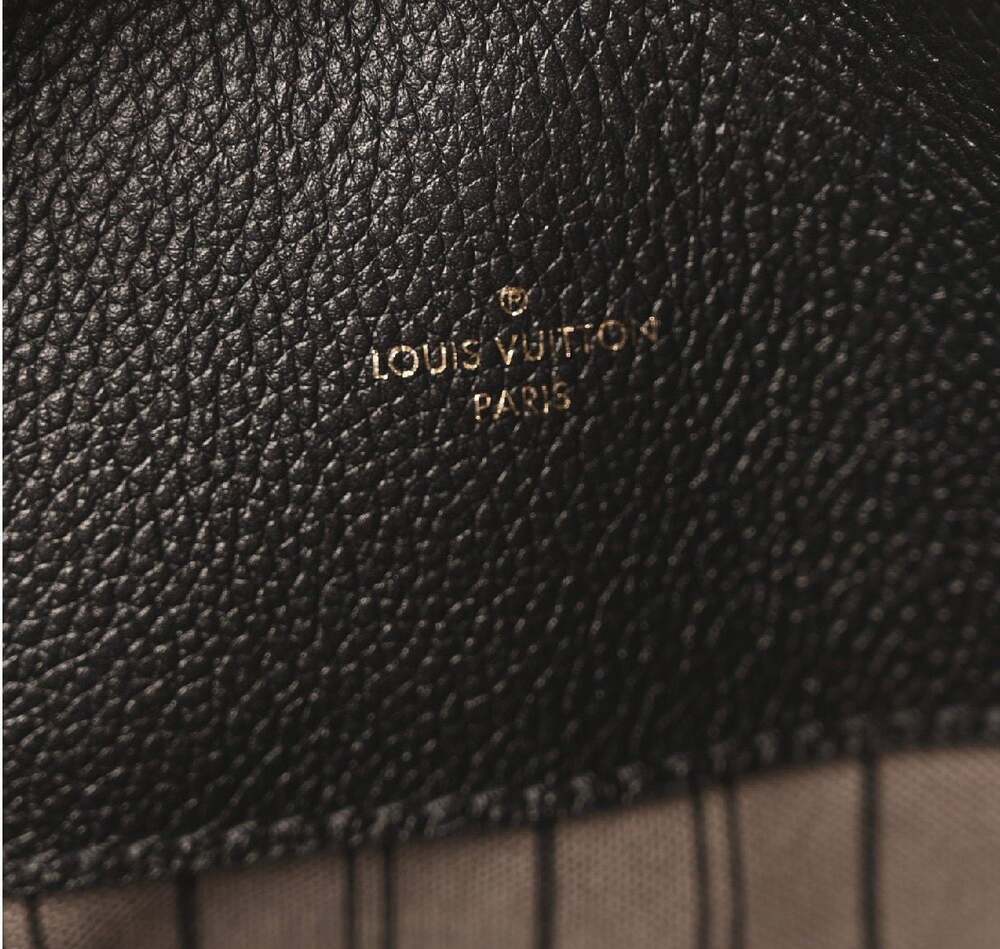 💋Louis Vuitton Melie Monogram Empreinte Leather Hobo Bag Noir Black - Picture 5 of 9